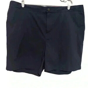 Treasure & Bond Mens Chino Shorts Navy Stretch Slim Fit High Rise 2XL New